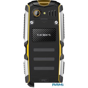 Мобильный телефон Texet TM-512R, black/yellow