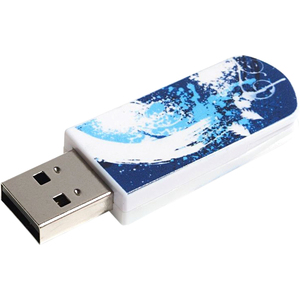 8GB USB Drive Verbatim Store n Go Mini GRAFFITI EDITION 98162 синий, рисунок