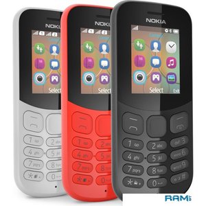 Мобильный телефон Nokia 130 Dual SIM (2017) (серый)