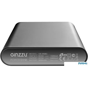 Портативное зарядное устройство Ginzzu GB-3908G