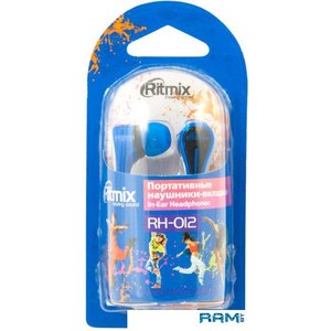 Наушники Ritmix RH-012 (синий)