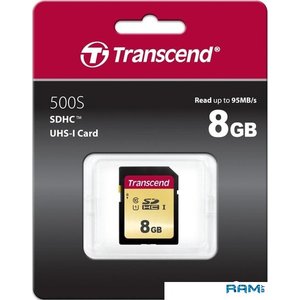 Карта памяти Transcend SDHC 500S 8GB TS8GSDC500S