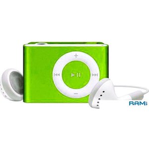 MP3 плеер Perfeo VI-M001-4GB Music Clip Titanium Green