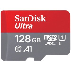 Карта памяти SanDisk Ultra SDSQUAR-128G-GN6MA microSDXC 128GB (с адаптером)