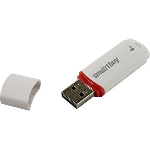 USB Flash Smart Buy Crown Compact 8GB (белый)