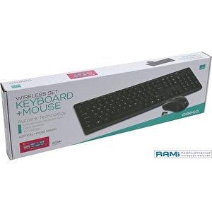 Клавиатура + мышь Omega OKM071B Wireless Set