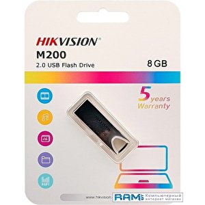 USB Flash Hikvision HS-USB-M200 USB2.0 8GB