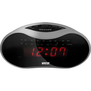 Часы-будильник с радио MYSTERY MCR-33 Black/Red