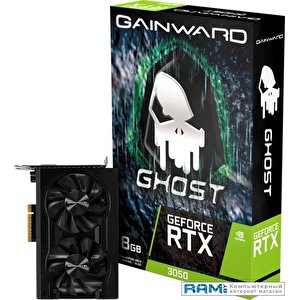 Видеокарта Gainward GeForce RTX 3050 Ghost 8GB NE63050018P1-1070B