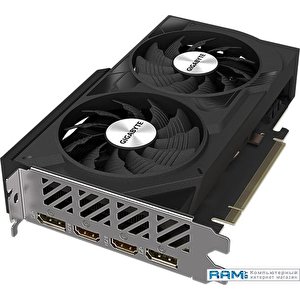 Видеокарта Gigabyte GeForce RTX 4060 Windforce OC 8G GV-N4060WF2OC-8GD