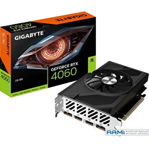 Видеокарта Gigabyte GeForce RTX 4060 D6 8G GV-N4060D6-8GD