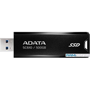 Внешний накопитель ADATA SC610 500GB SC610-500G-CBK/RD