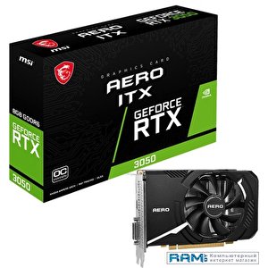 Видеокарта MSI GeForce RTX 3050 Aero ITX 8G OCV1