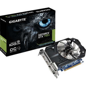 Видеокарта Gigabyte GeForce GTX750Ti 1GB DDR5 (GV-N75TOC-1GI) rev. 2.0