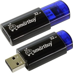 32GB USB Drive SmartBuy Click (SB32GBCL-B)