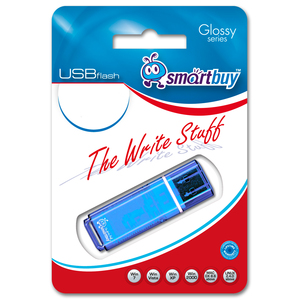 4GB USB Drive SmartBuy Glossy (SB4GBGS-B)