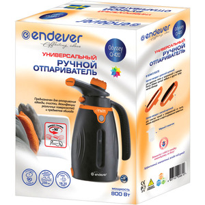 Отпариватель Endever Odyssey Q-420 черный/оранжевый