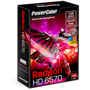 Видеокарта 1024MB DDR3 Radeon HD6570 PowerColor (AX6570 1GBD3-HE BULK)