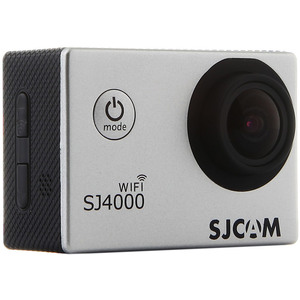 Экшен-камера SJCAM SJ4000 WiFi (серебристый)