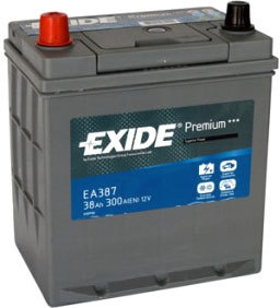 Автомобильный аккумулятор Exide Premium EA386 (38 А/ч)