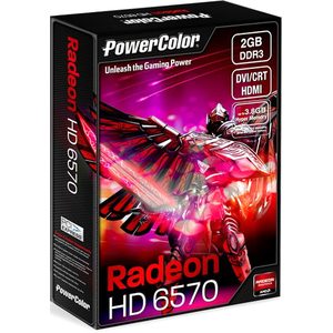 Видеокарта 2048MB DDR3 Radeon HD6570 PowerColor (AX6570 2GBK3-HE BULK) OEM