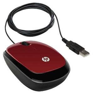 Мышь HP X1200 (красный) [H6F01AA]