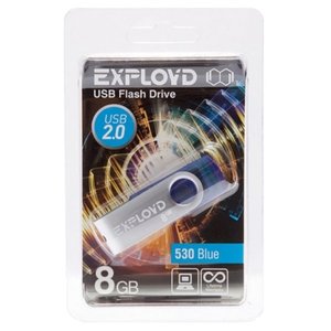 USB флэш-накопитель EXPLOYD 530 8GB (черный)
