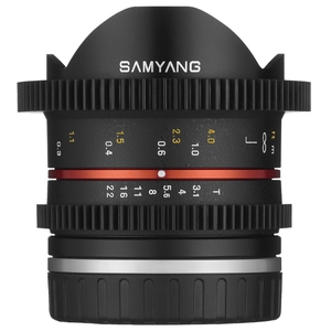 Объектив Samyang 8mm T3.1 V-DSLR UMC Fish-eye (Sony E)