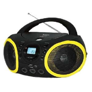 Портативная аудиосистема BBK BX150BT (черный/желтый)