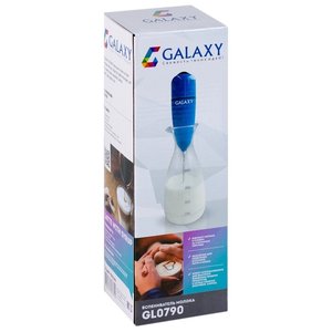 Ручной вспениватель молока Galaxy GL0790 черный, синий