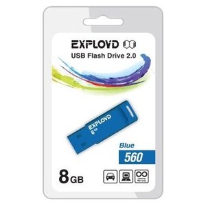USB Flash Exployd 560 8GB (синий) [EX-8GB-560-Blue]