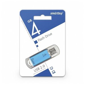 USB Flash Smart Buy V-Cut Blue 4GB (SB4GBVC-B)