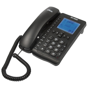 Проводной телефон Ritmix RT-490 (черный)