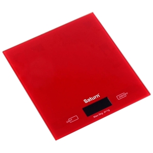 Кухонные весы Saturn ST-KS7810 (красный)