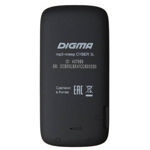 MP3 плеер Digma Cyber 3L 4GB