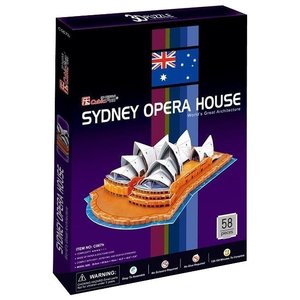 Пазл CubicFun C067h 3D Puzzle Сиднейский Оперный Театр (58 деталей)