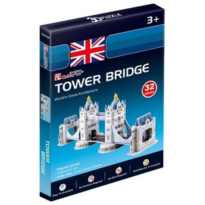 Пазл CubicFun S3010h 3D Puzzle Тауэрский Мост (32 детали)