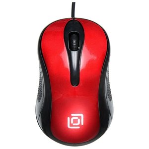 Мышь Oklick 385M (черный/красный)