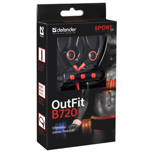 Наушники с микрофоном Defender OutFit B720 (черный/синий)