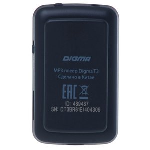 MP3 плеер Digma T3 8GB