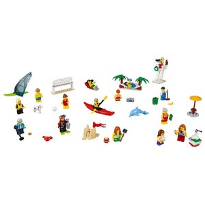 Конструктор LEGO City Отдых на пляже - жители LEGO City 60153