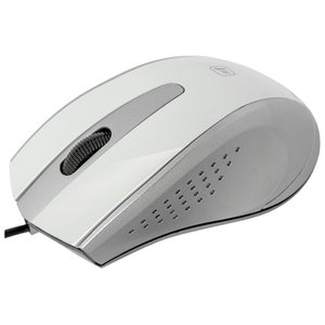 Мышь Defender #1 MM-920 (белый/серый)