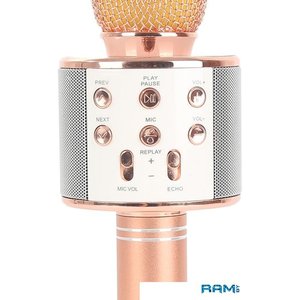 Микрофон Wise WS-858 S (розовый)