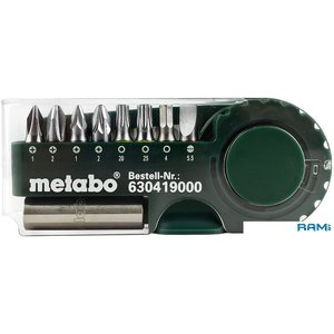 Набор бит Metabo 630419000 (9 предметов)