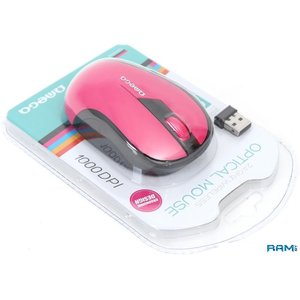 Мышь Omega OM-415 (розовый/черный)