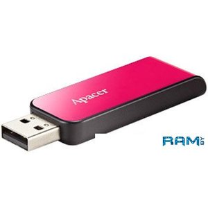 USB Flash Apacer AH334 64GB (розовый)