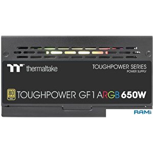 Блок питания Thermaltake Toughpower GF1 ARGB 650W Gold TT Premium TTP-650AH3FCG-U [PS-TPD-0650F3FAGE-1]