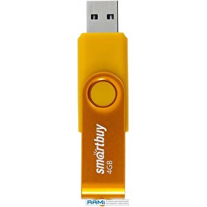 USB Flash SmartBuy Twist 4GB (желтый)