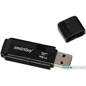USB Flash Smart Buy Dock USB 3.0 32GB Black (SB32GBDK-K3)