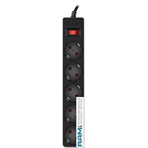 Сетевой фильтр SVEN SF-05E (1 м)